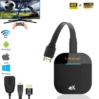 1080p 4k tv stick g5 2 4g 5g wifi display dongle receiver support miracast airplay dlan hdmi compatible for ios android