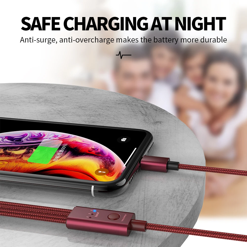 Умный кабель для зарядки с разъемом типа C iPhone 11 samsung huawei Xiaomi провод