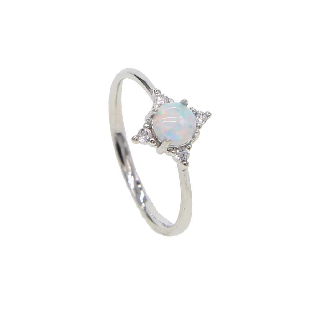 2018 оригинальный розовый Золотой Серебряный цвет 3 мм круглый Опаловый камень