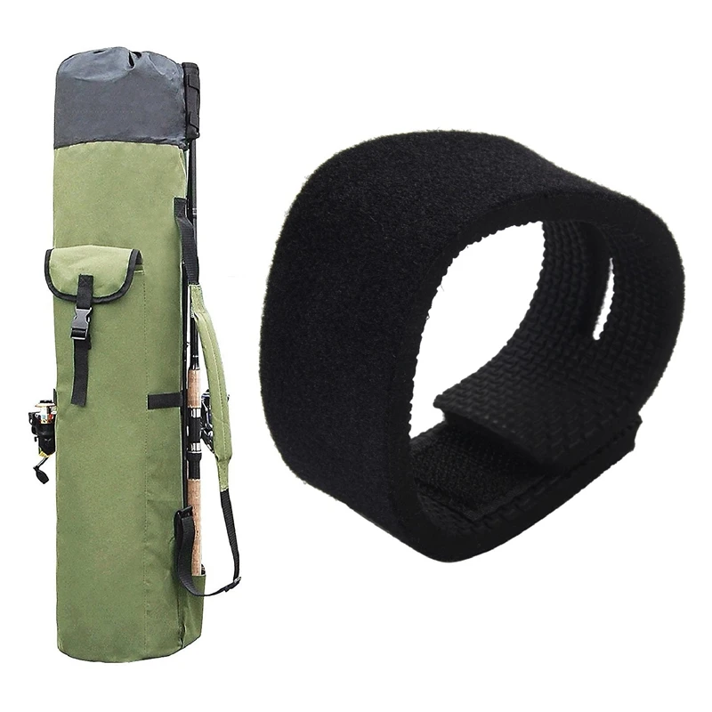 

Reusable Fishing Rod Tie Holder Strap Suspenders Rod With Fishing Bags