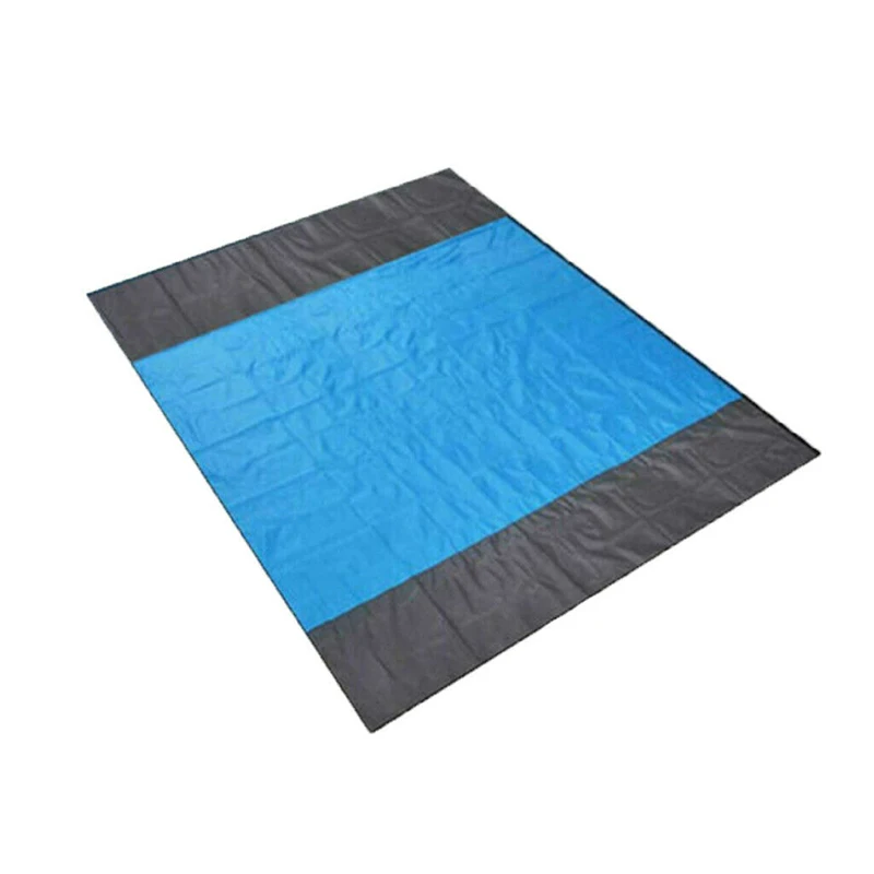 Пляжное одеяло портативное легкое водонепроницаемое для пикника сумка