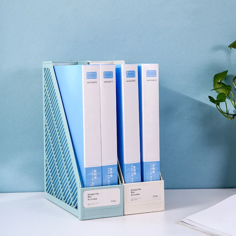 Офисная стойка для хранения информации Настольная книжная полка стеллаж файлов