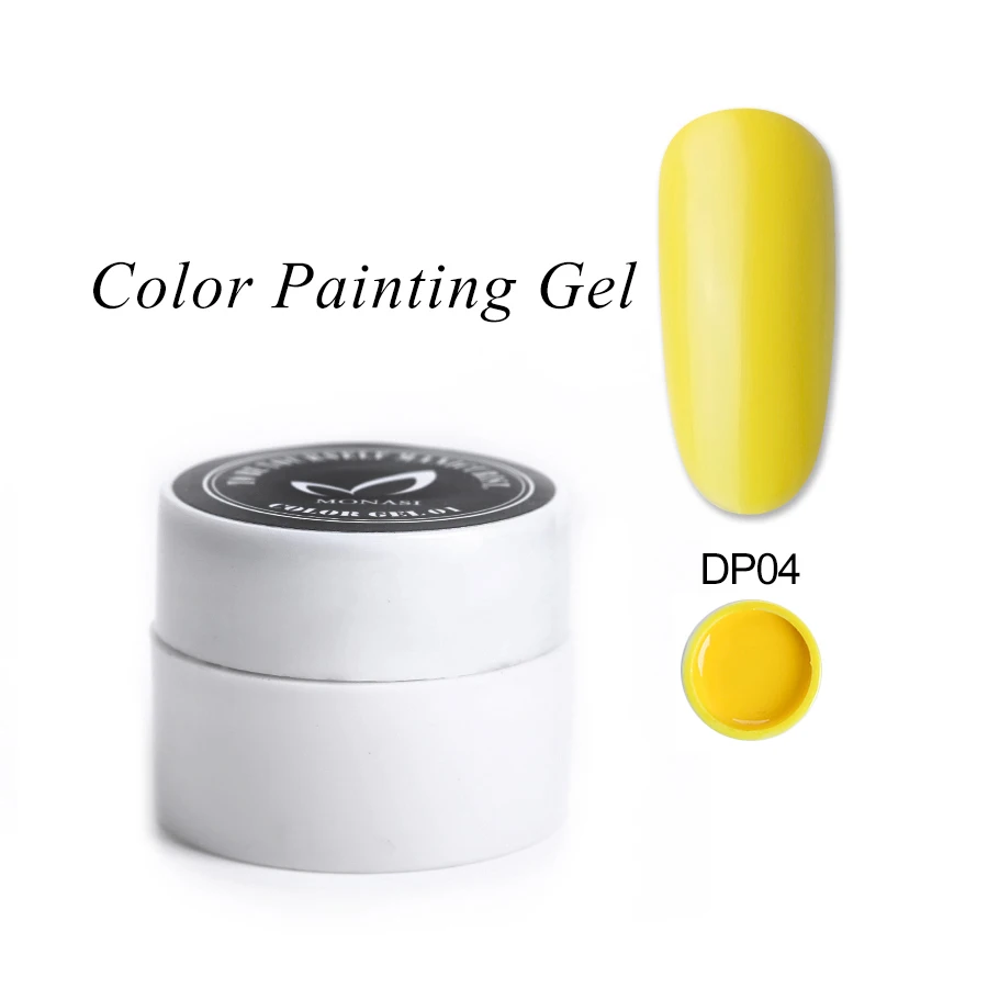 Цветной Гель лак MONASI Полупостоянный отмачиваемый модный гель чистый и блестящий