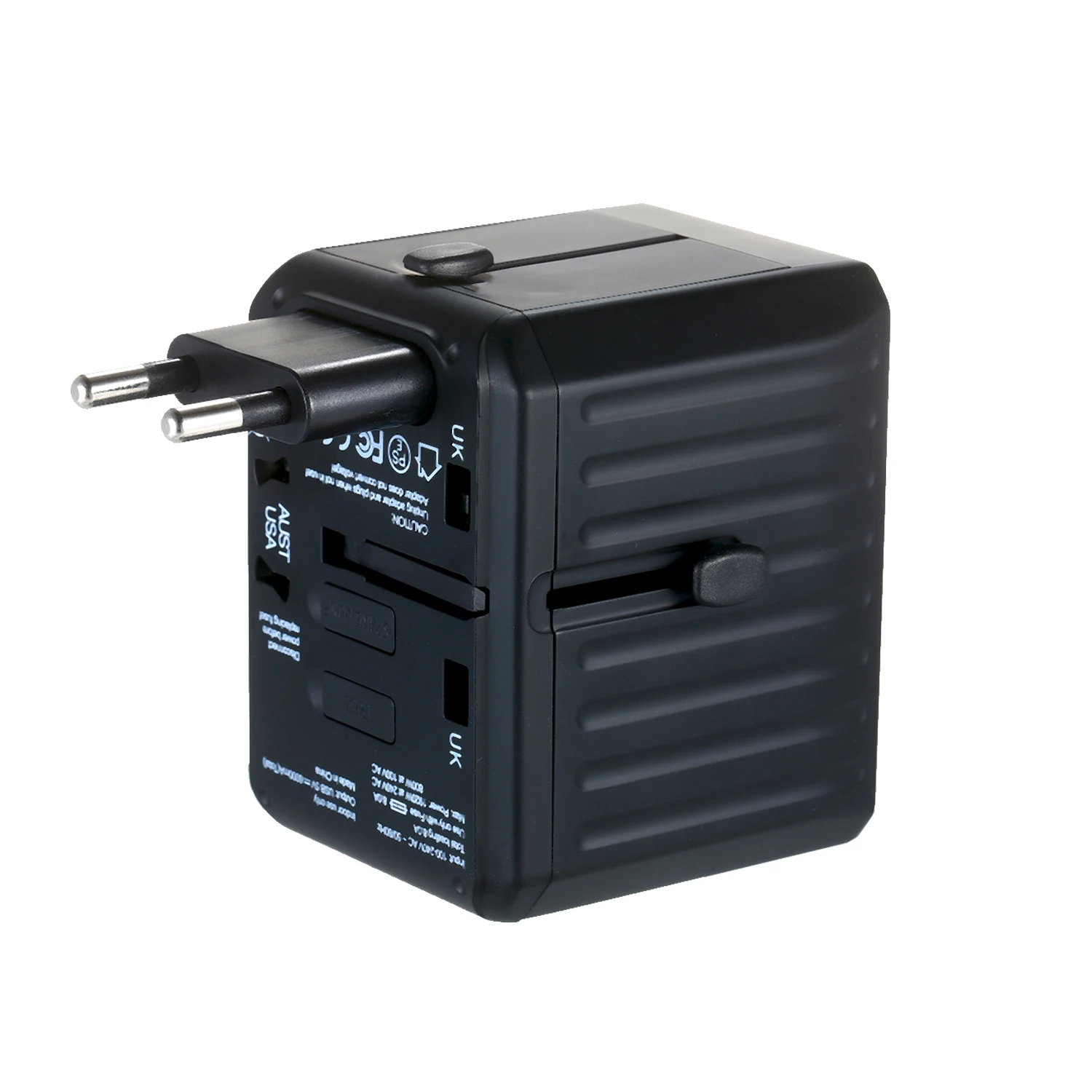 Дорожный адаптер с 4 USB портами по всему миру Универсальный дорожный настенное