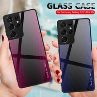 tempered glass shockproof frame back cover for galaxy s21 s20 plus ultra fe hard cases for samsung a52 52s a12 a72 s22 ultra 5g