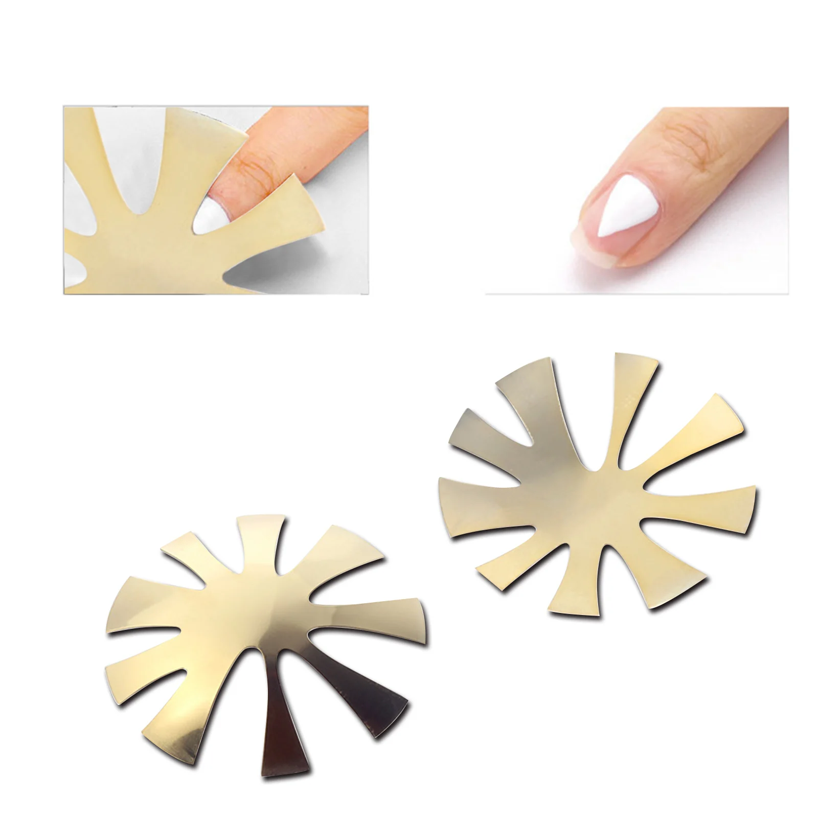 Metal Nail Edge Trimmer Cutter Tool Acrylic Gel for Easy Creating French Guides Smile Line Art Manicure | Красота и здоровье