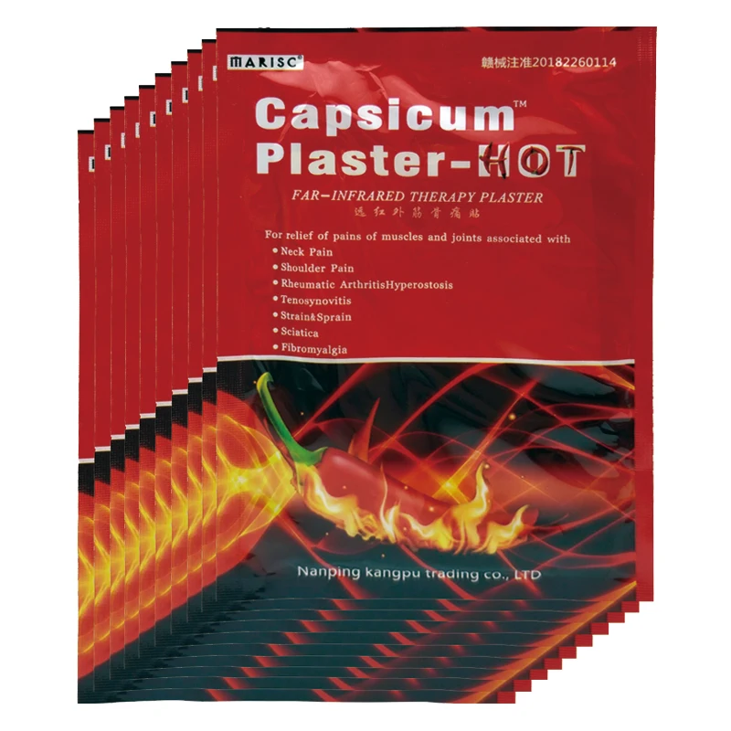 96 шт./12 упаковок перцовый пластырь для снятия мышечной усталости|Пластыри