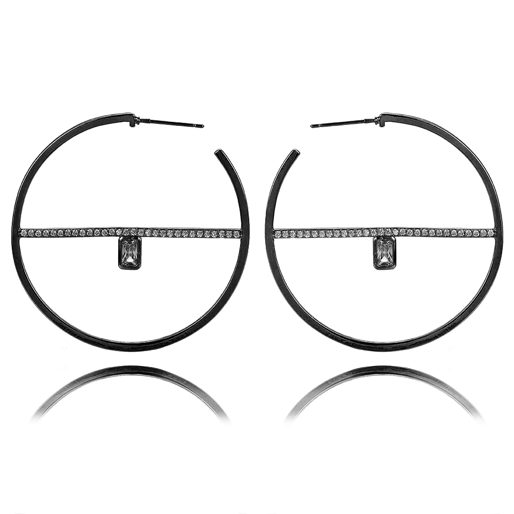 GODKI трендовый круг кубическое кольцо с цирконами Серьги трендовые Подвески Дубай