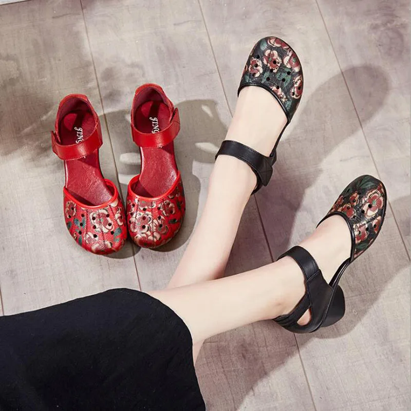 

Women Flats Summer Women Genuine Leather Shoes With Low Heels Slip On Casual Flat Shoes Women Loafers Soft Nurse Ballerina Shoes