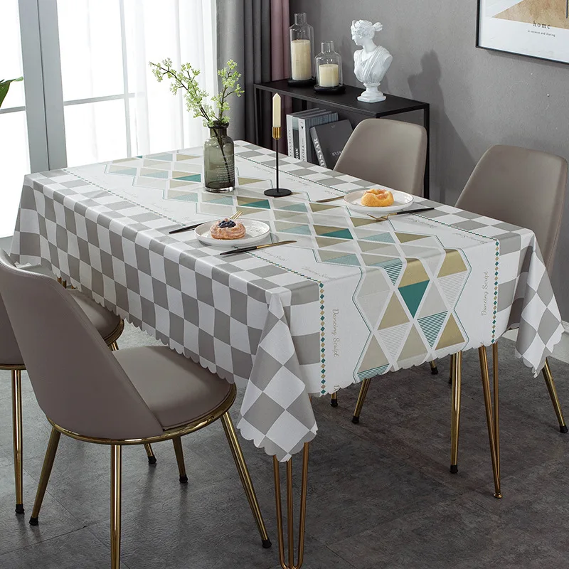 

PVC Waterproof Oilproof Transparent Tablecloth Mesa Flexible Plastic Table Protector Soft Liquid Glass Table Cover for Table