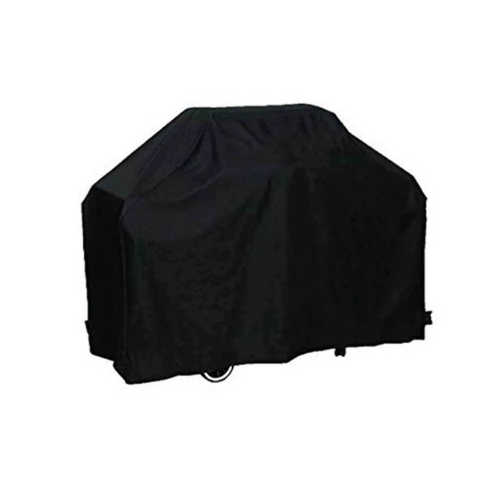 

170cm Waterproof BBQ Barbecue Cover Protective Grill Cover with Storage Bag - Size (Black)