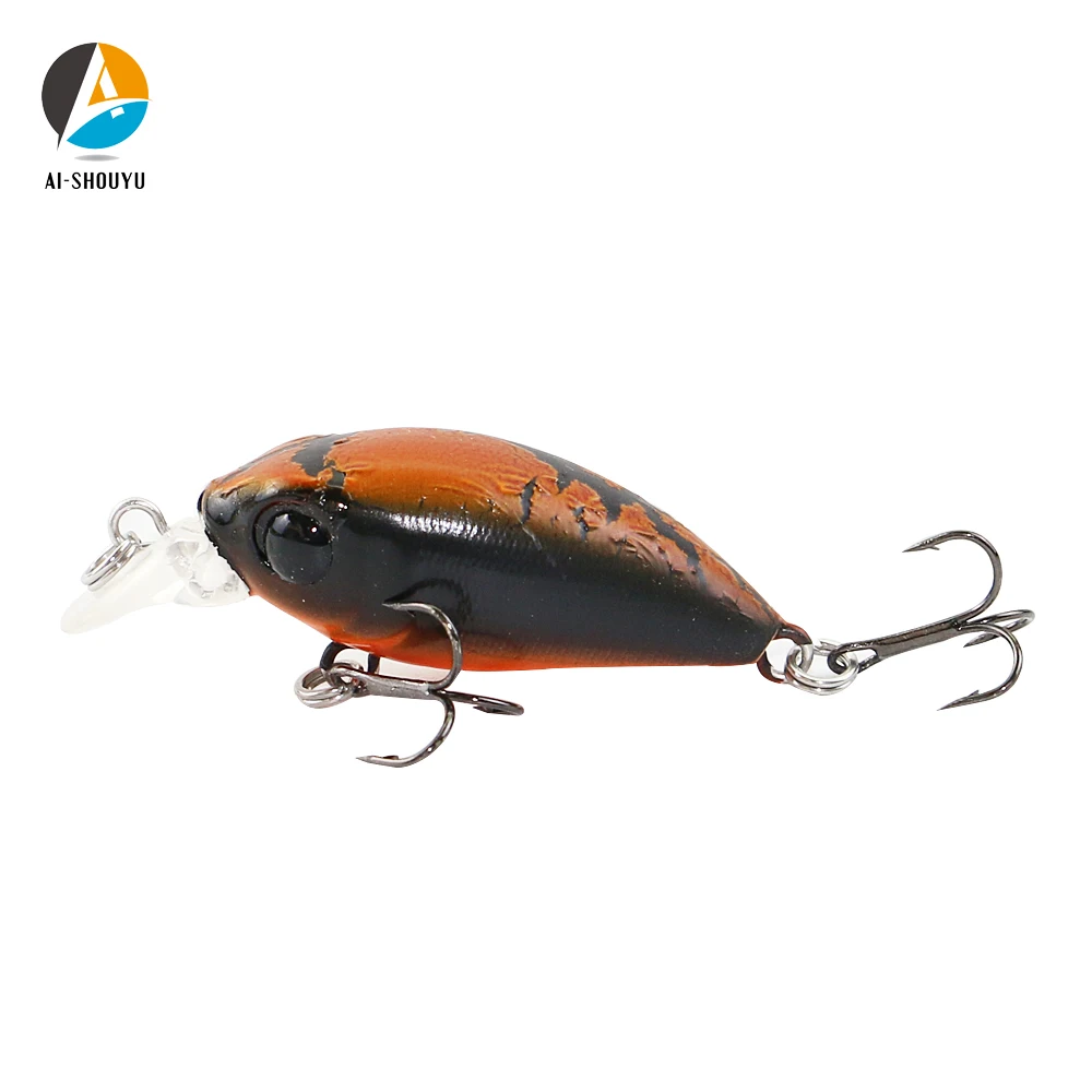 Рыболовная приманка-воблер для форели 1 шт. 40 мм с кривошипом и плавающим