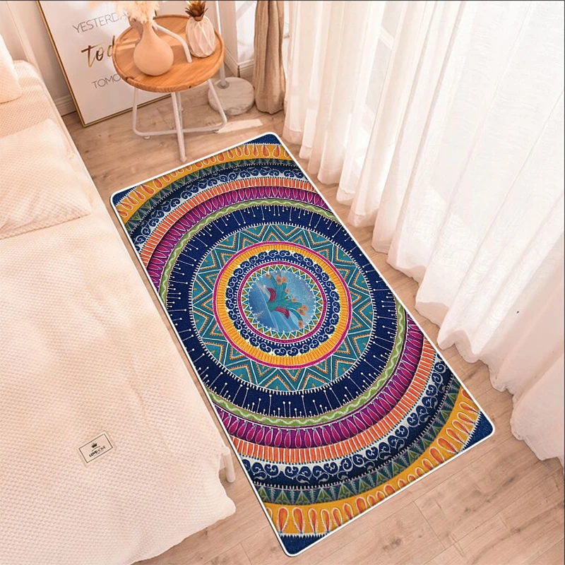 

Nordic Geometry Kitchen Mat Bath Carpet Home Entrance Doormat Tapete Absorbent Bedroom Living Room Floor Mats Modern Kitchen Rug