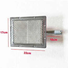 22x17cmx10cm 22*17 барбекю инфракрасная керамическая горелка Нержавеющая Сталь Керамическая s газовая горелка алюминиевая пластина инфракрасная горелка с насадкой - Цвет: 22x17cmx10cm