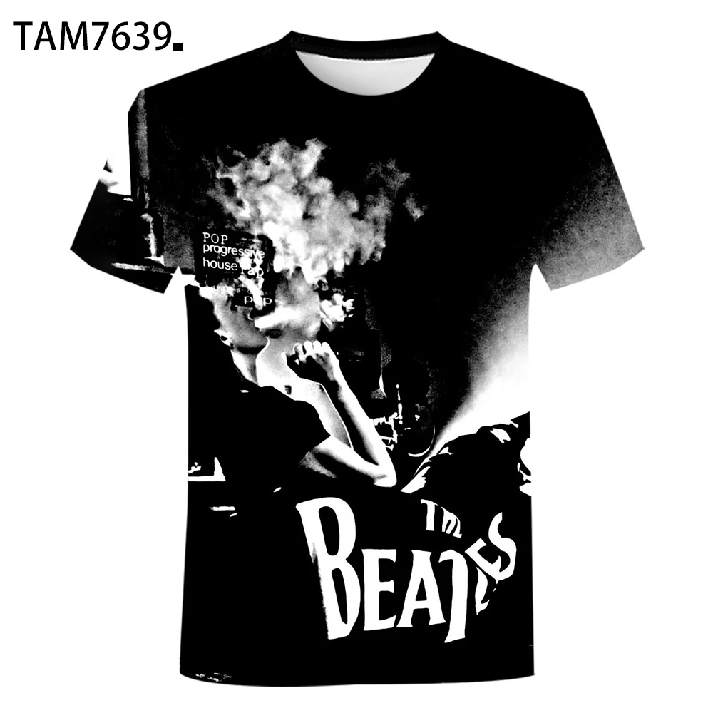 Футболка мужская летняя с коротким рукавом в стиле британской рок-группы |