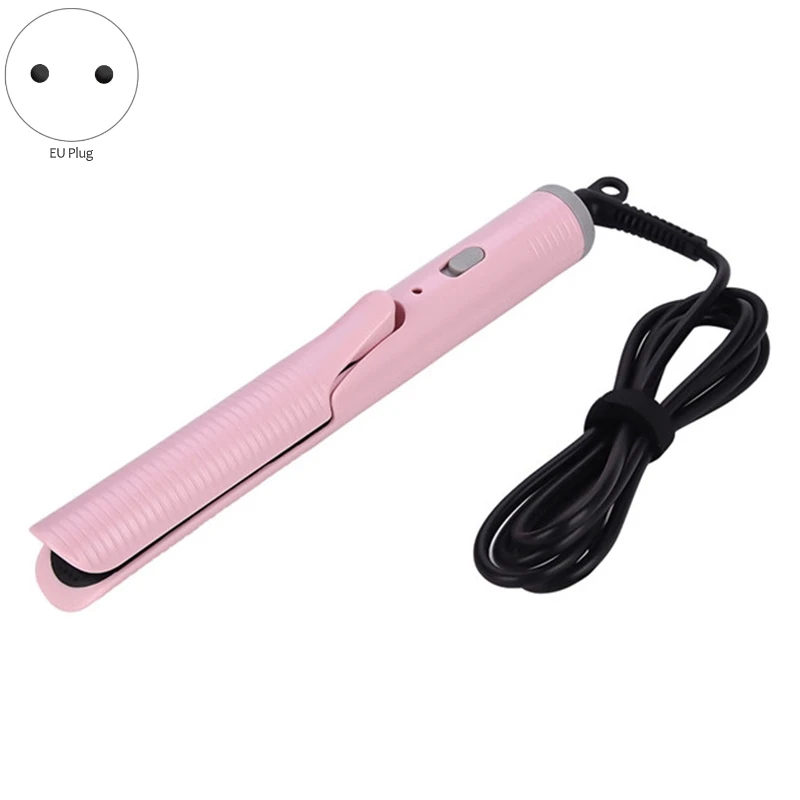 Евро вилка 2 в 1 Мини выпрямитель для волос бигуди 3D плавающие щипцы завивки