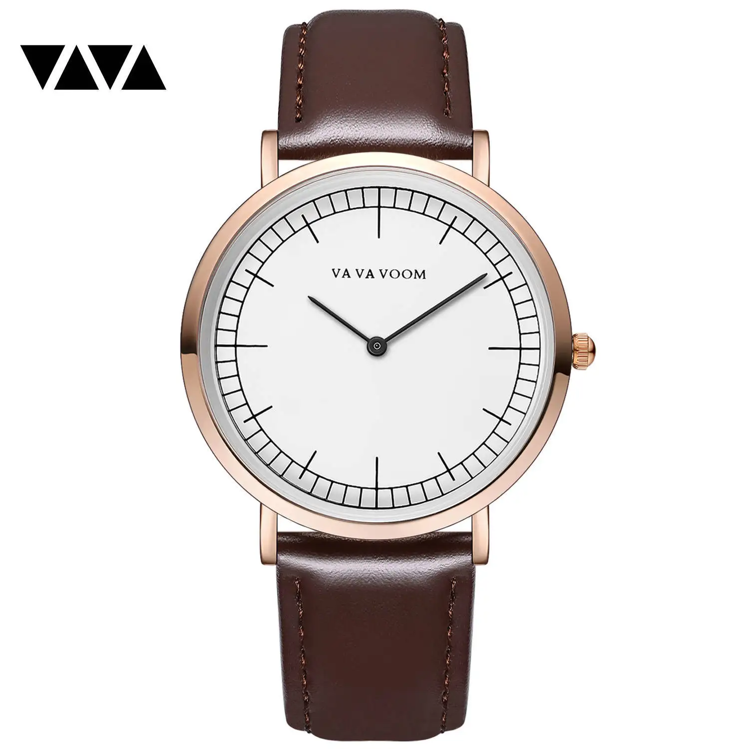 

Men's leisure business contracted belt waterproof watch quartz watch gift