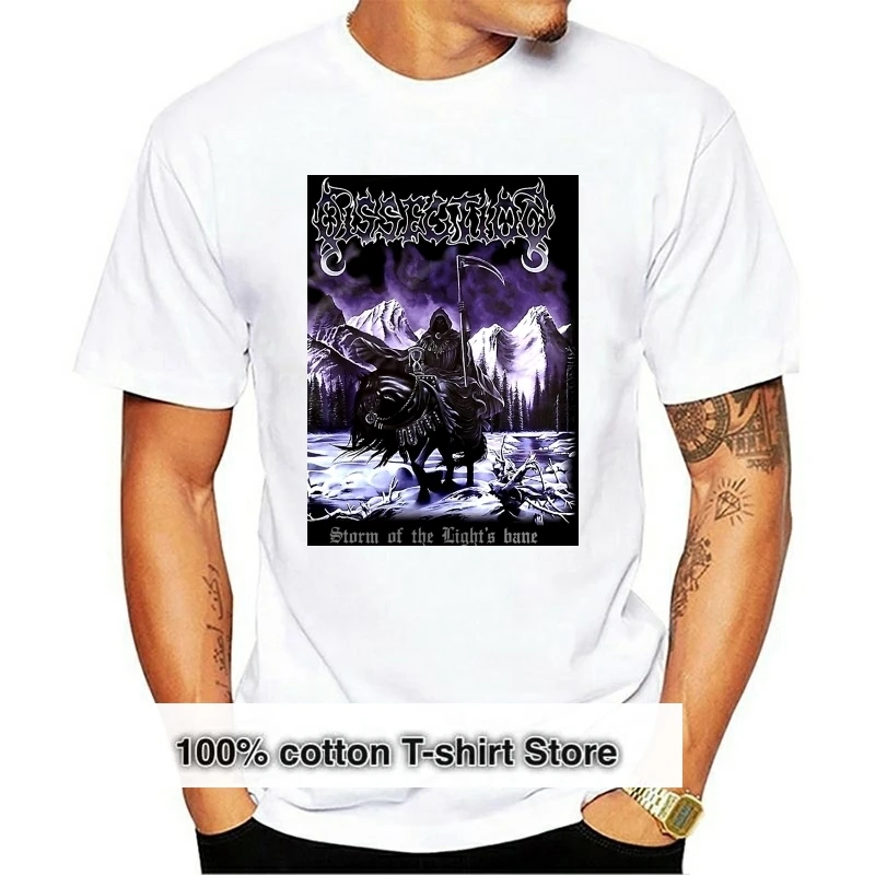 

Dissection Harajuku Streetwear Shirt Men Of The Lights Bane T-Shirt - New Official