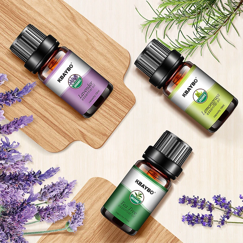 

Essential Oils Aromatherapy Oil for aroma Diffuser Humidifier 6 Kinds Fragrance of Lavender Tea Tree Rosemary Lemongrass Orange