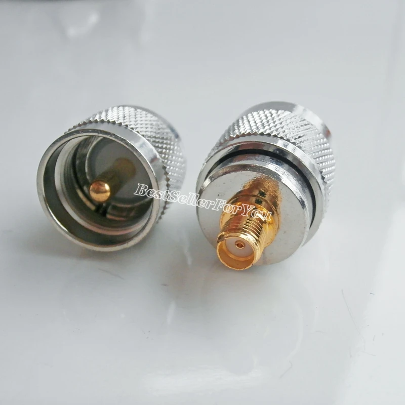 1 шт. SMA гнездо к UHF папа PL259 PL 259 Разъем RF Coax Коаксиальный адаптер Новый|Соединители|