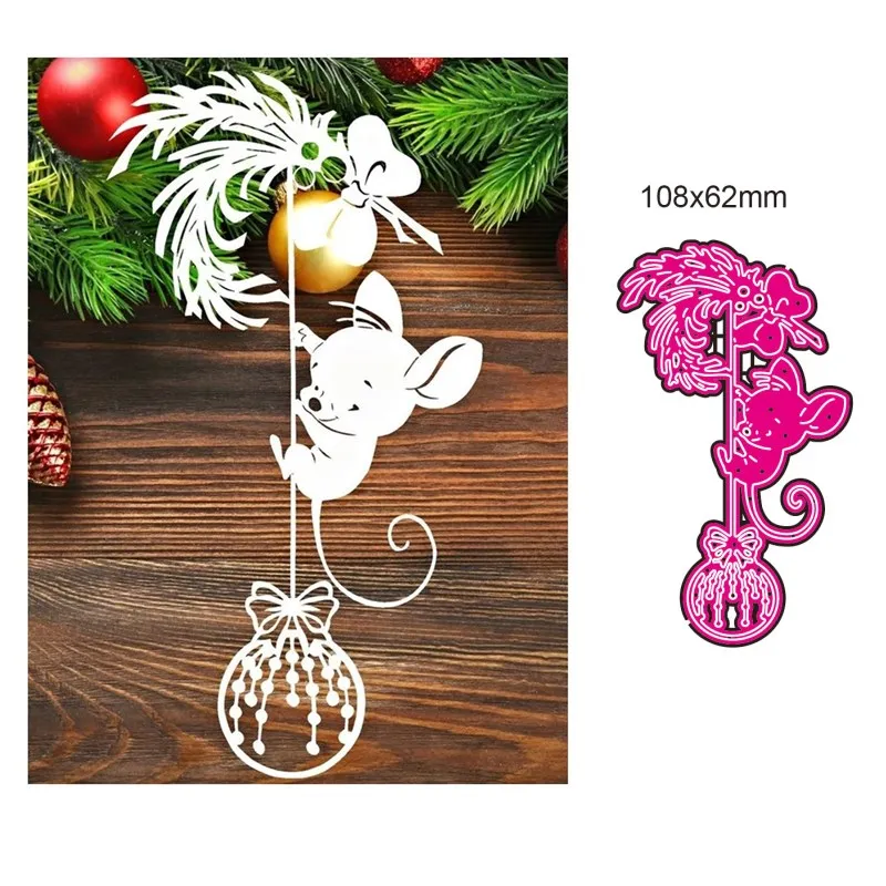 Штампы для вырезания металла в виде животных и мышей lngcклоуна, штамп для украшения, для скрапбукинга, бумаги, рукоделия, форма для ножа, лезвие, штамп, трафареты