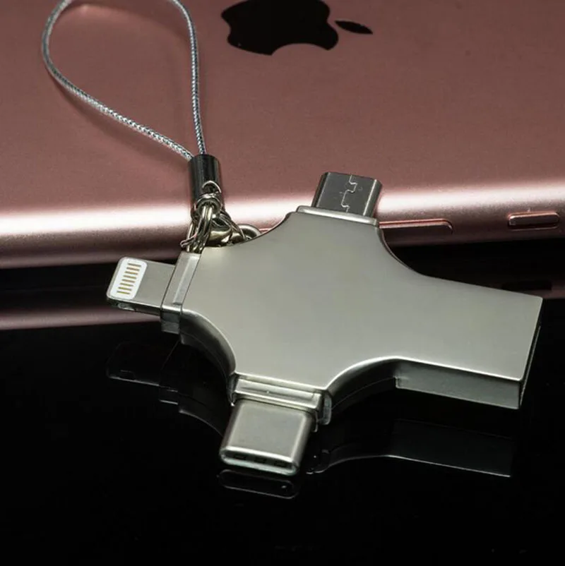 Флеш накопитель 128 ГБ Usb флэш память 256 USB C Тип смартфон Micro usb otg флеш для iPhone IOS