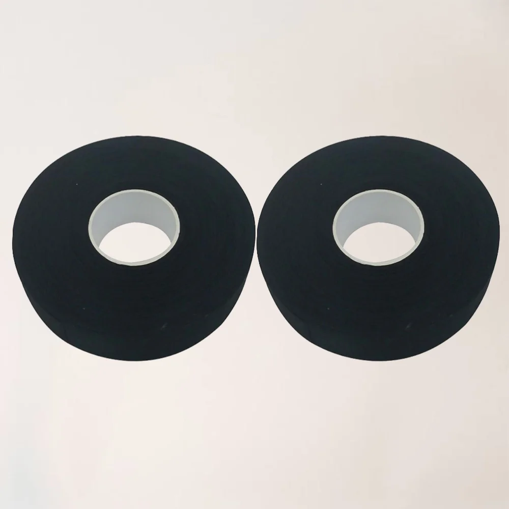 

2 Pcs 25M Hockey Stick Tape Sticky Tape Anti-slip Sports Waterproof Tape Hockey Stick Wrapper for Practice Sports Use (Black)