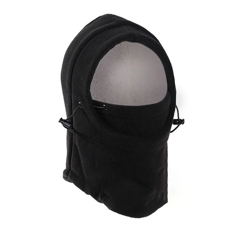 

Thermal Fleece Hat Hooded Neck Warmer Cycling Face Mask Kids Windproof Hat with Ski Outdoor Winter Sport Mask Hat