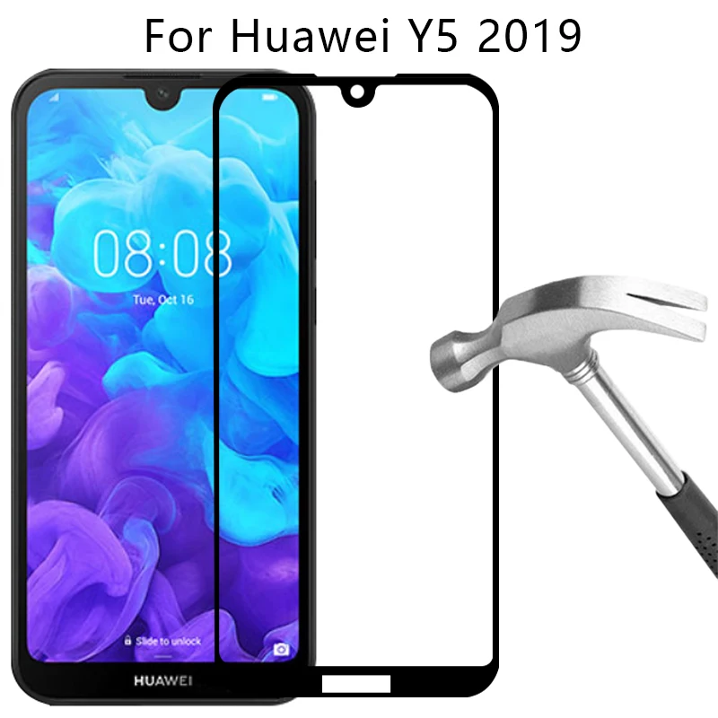 Защитное стекло для huawei y5 2019 защита экрана закаленное на y 5 5y y52019 пленка huwei hawei huawey