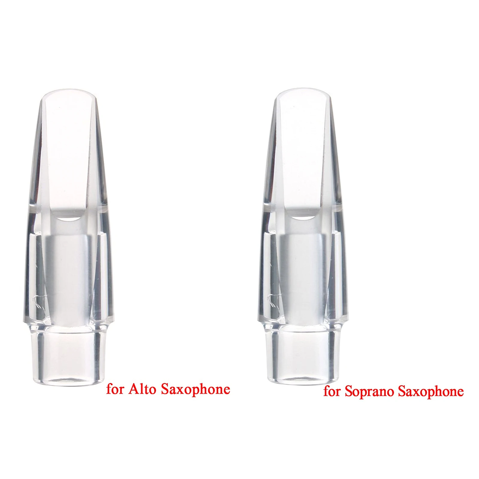 Прозрачный мундштук для альт-саксофона Кристальный мини-мундштук начинающих