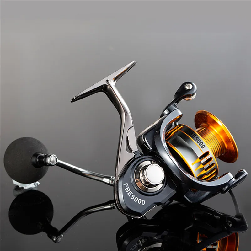 

Outdoor Fishing Reels Spinning 17+1 Bearings FBE 2000-7000 Metal Reel Max Drag 8-10Kg Carp Fishing Reels Tackle