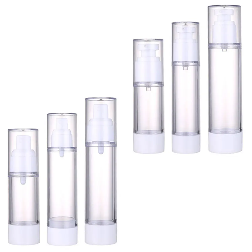 

6PCS Moisturizing Spray Bottle Cosmetics Sub Bottle Lotion Empty Bottle (White)