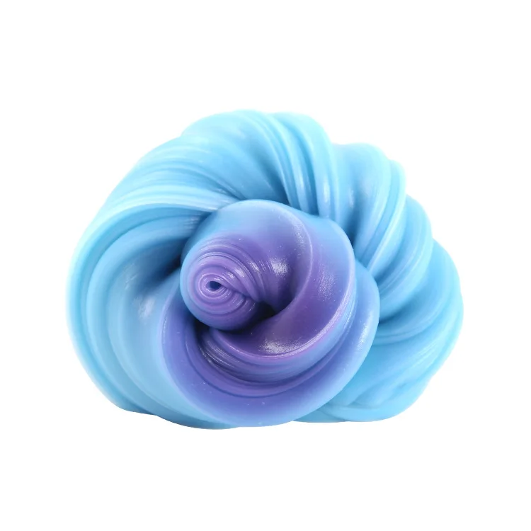 Сделай Сам глина слизи мягкий хлопок облако Слизь УФ обесцвечивание резиновая