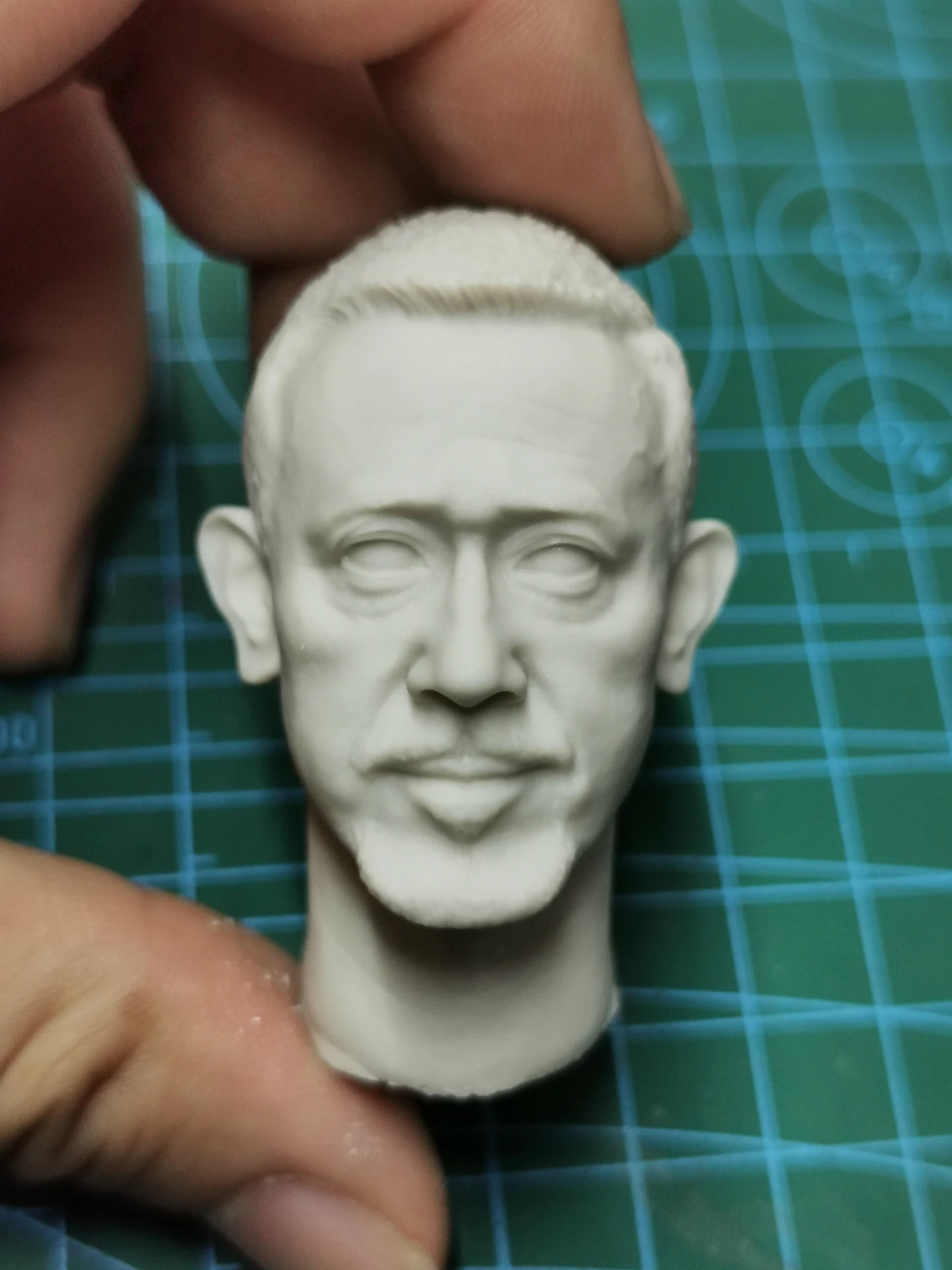 

1/6 Scale Let The Bullets Fly Jiang Wen Unpainted Head Sculpt for 12''Body DIY