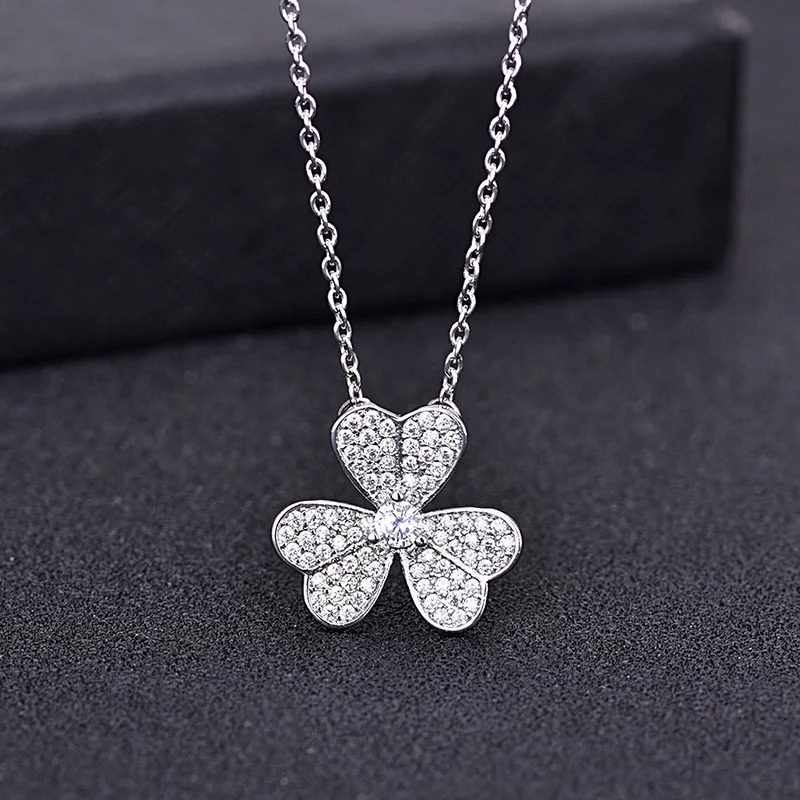 Новинка 2019 ожерелья цепочки из стерлингового серебра 925 пробы с кристаллами