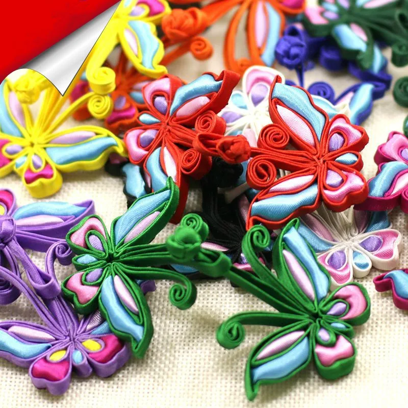 1 пара новинка Высококачественная пуговица в виде китайского узла ручная работа