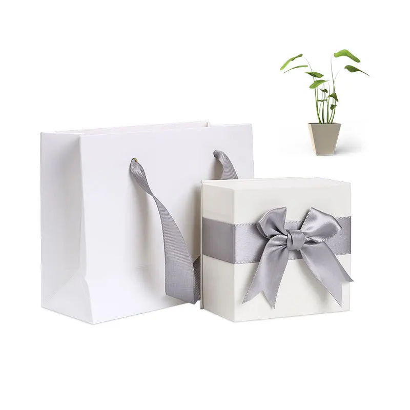 

Белые подарочные коробки, аксессуары для ювелирных изделий, бант, коробка для ожерелья, бумажная коробка для браслетов, упаковочная коробка...