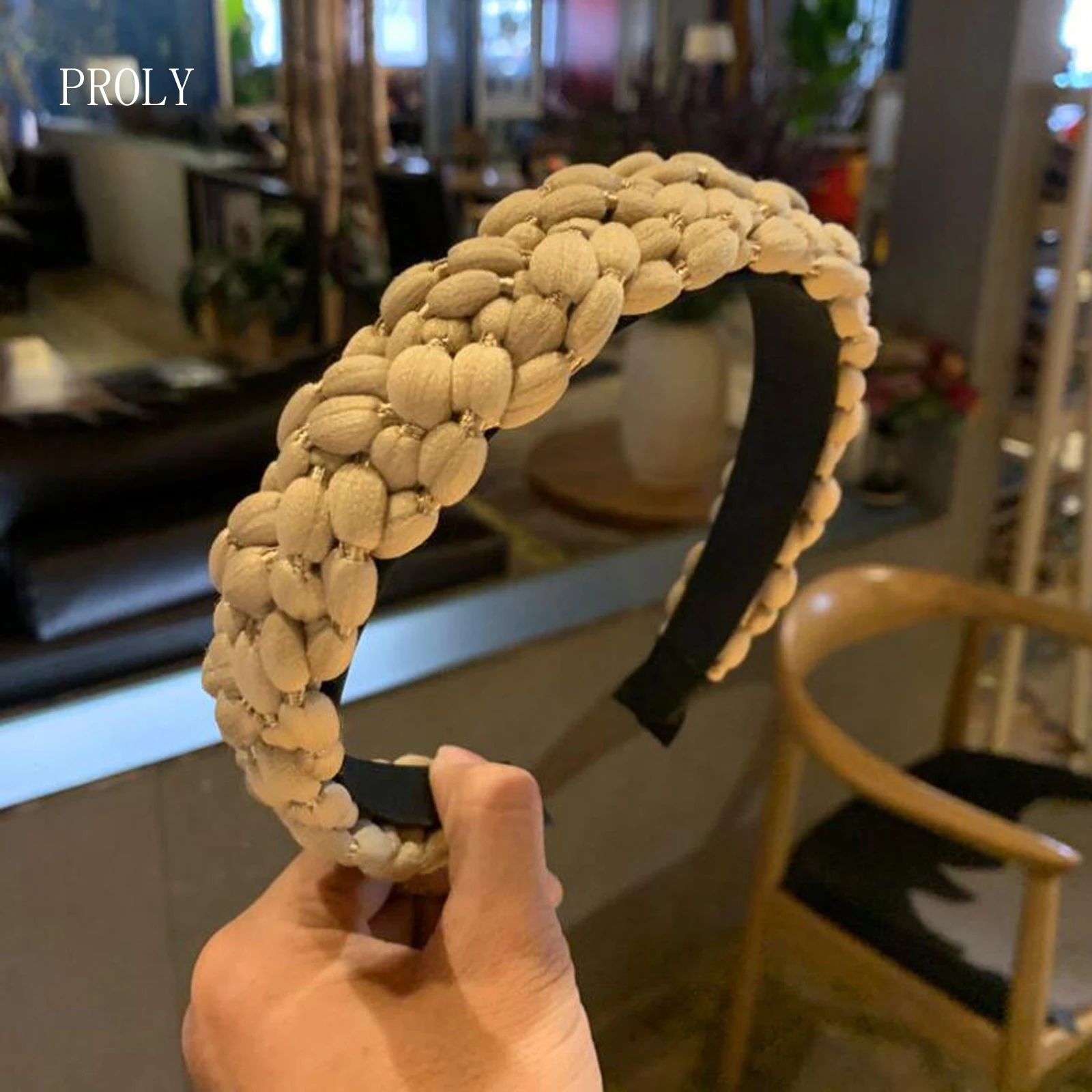 

PROLY New Fashion Women Headband Braided Entangled Hairband Classic Turban Casual Individuality Hair Accessories