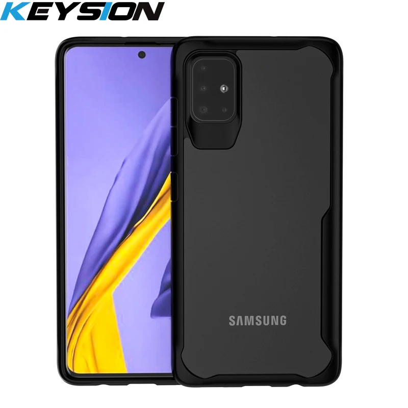Ударопрочный чехол KEYSION для Samsung Galaxy A51 A71 A70S A50 A30S A20S A10S прозрачный телефона S10 Note 10