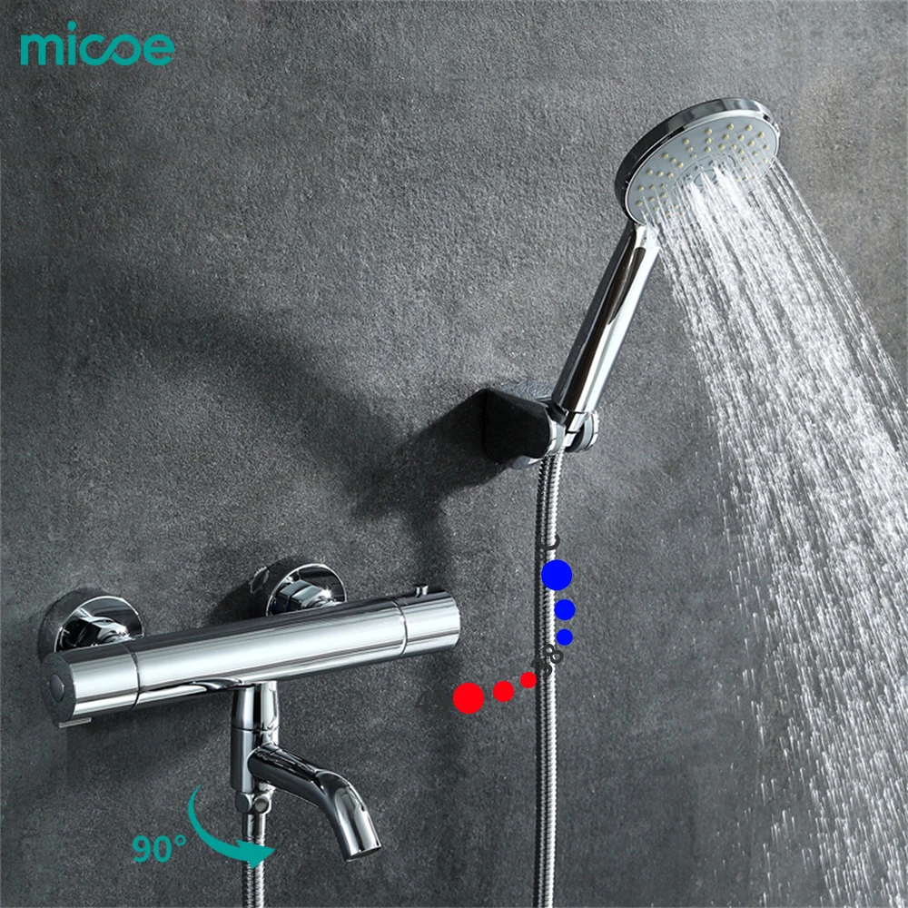 Micoe 2018 new Thermostatic Shower Faucet Bathroom Set Waterfall Bathtub Wall | Обустройство дома