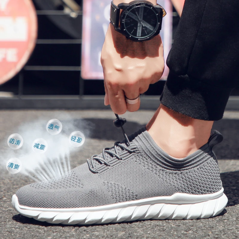 zapatillas de deporte 2020 Men's Tennis Shoes autumn black Sneakers men gym Fitness  Walking soft Sneakers Tenis Masculino