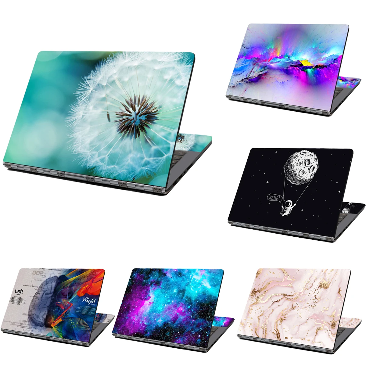 Наклейки для ноутбука Обложка наклейки 11 6 12 13 14 15 16 17 3 дюймов Macbook Lenovo HP Asus Acer DELL