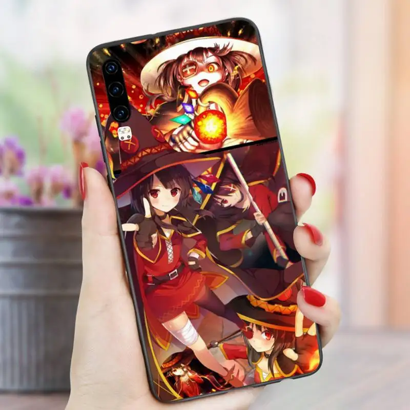 

konosuba megumin Phone Case For Huawei P9 P10 P20 P30 Pro Lite smart Mate 10 Lite 20 Y5 Y6 Y7 2018 2019