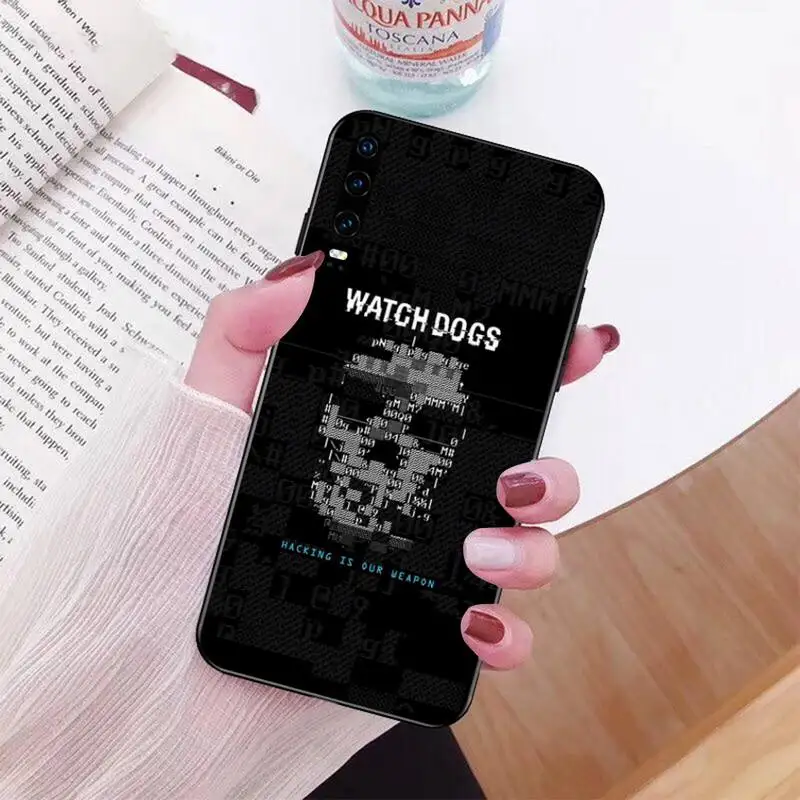 Черный мягкий резиновый чехол PENHUWAN из ТПУ для Huawei P30 P20 Mate 20 Pro Lite Smart Y9 prime