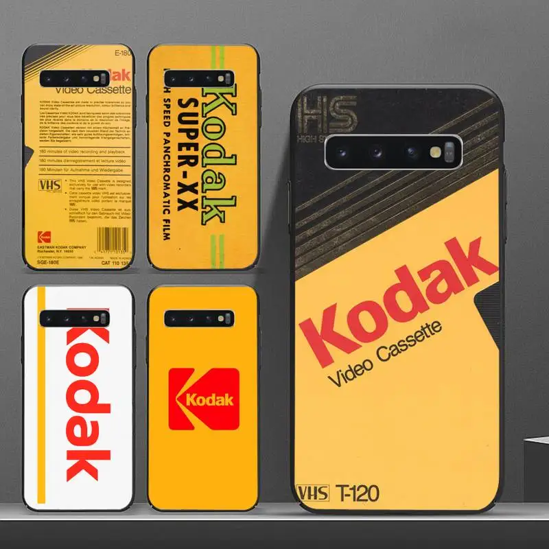 

Kodak Movie retro sign Phone Case For Samsung A50 A51 A71 A20E A20S S10 S20 S21 S30 Plus ultra 5G M11 funda shell