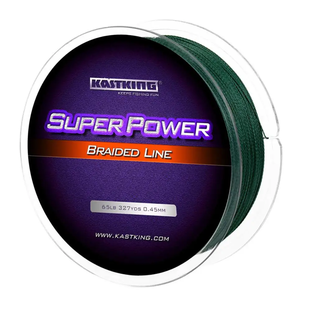 Леска KastKing SuperPower плетеная 4 нити 300 м 500 1000 10 50 фунтов ПЭ мультифиламентные лески