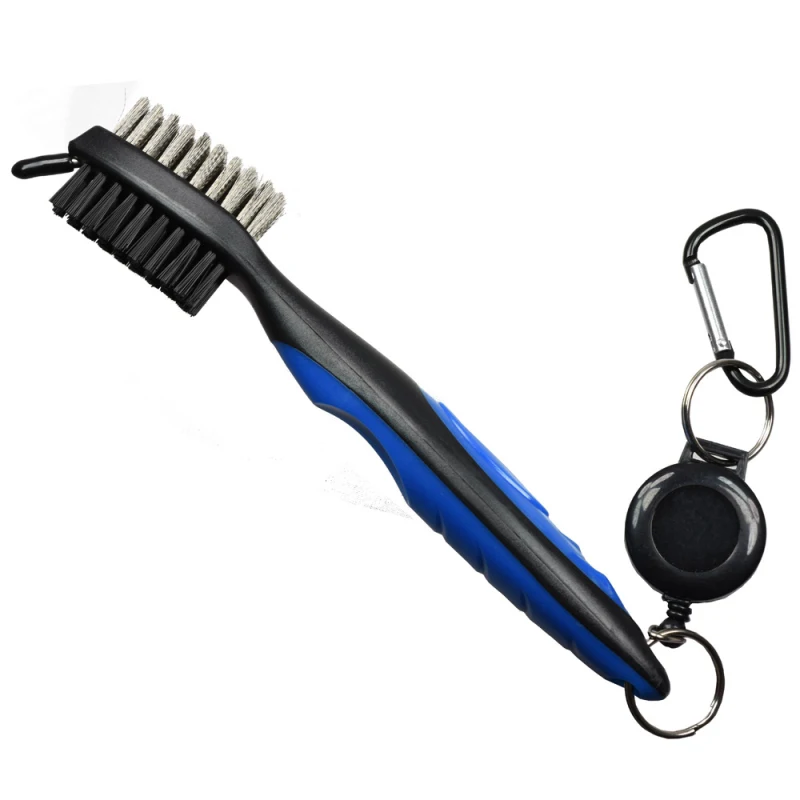 

New Golf Club Brush Golf Groove Cleaning Brush 2 Sided Golf Putter Wedge Ball Groove Cleaner Kit Cleaning Tool Golf Accessories