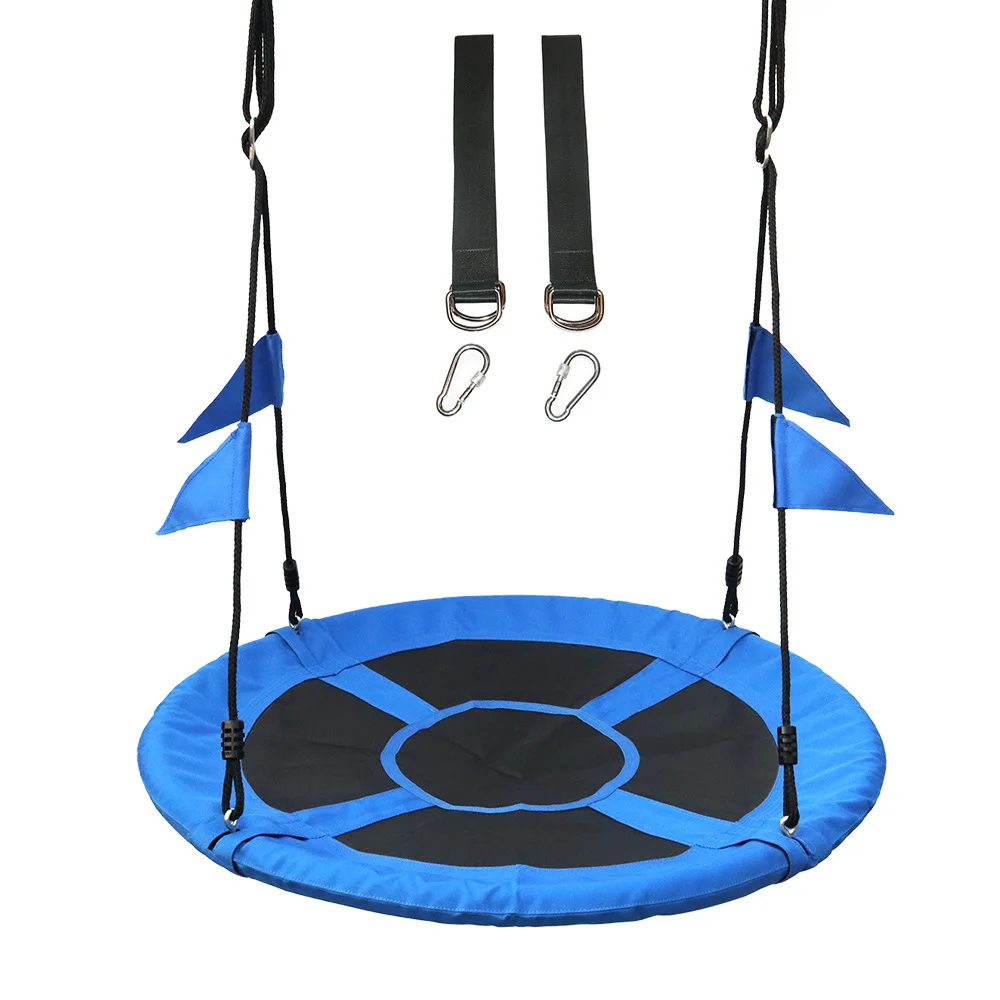 

Children's swing Color 900D Oxford cloth Blue swing Outdoor recreational swing
