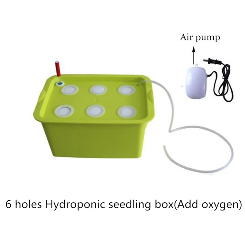 220-240V 12 Holes Plant Site Hydroponic Pots For Garden Planters System Indoor Cabinet Box Grow Kit Bubble Nursery | Дом и сад