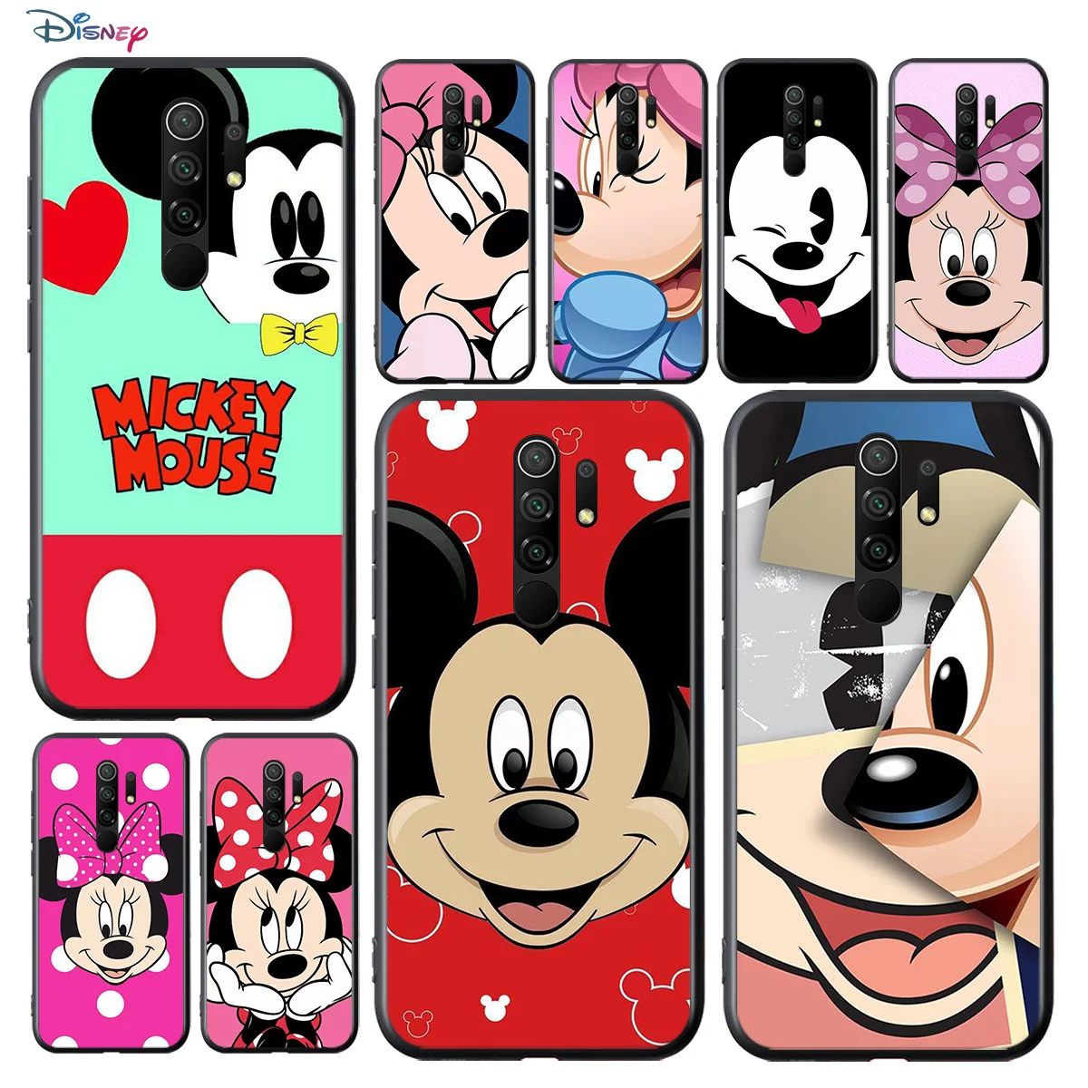 

Disney Cartoon Lovely Minnie Mickey Mouse For Xiaomi Redmi K40 K30T K30S K30i K30 K20 10X 9T 9i Pro 5G TPU Silicone Phone Case